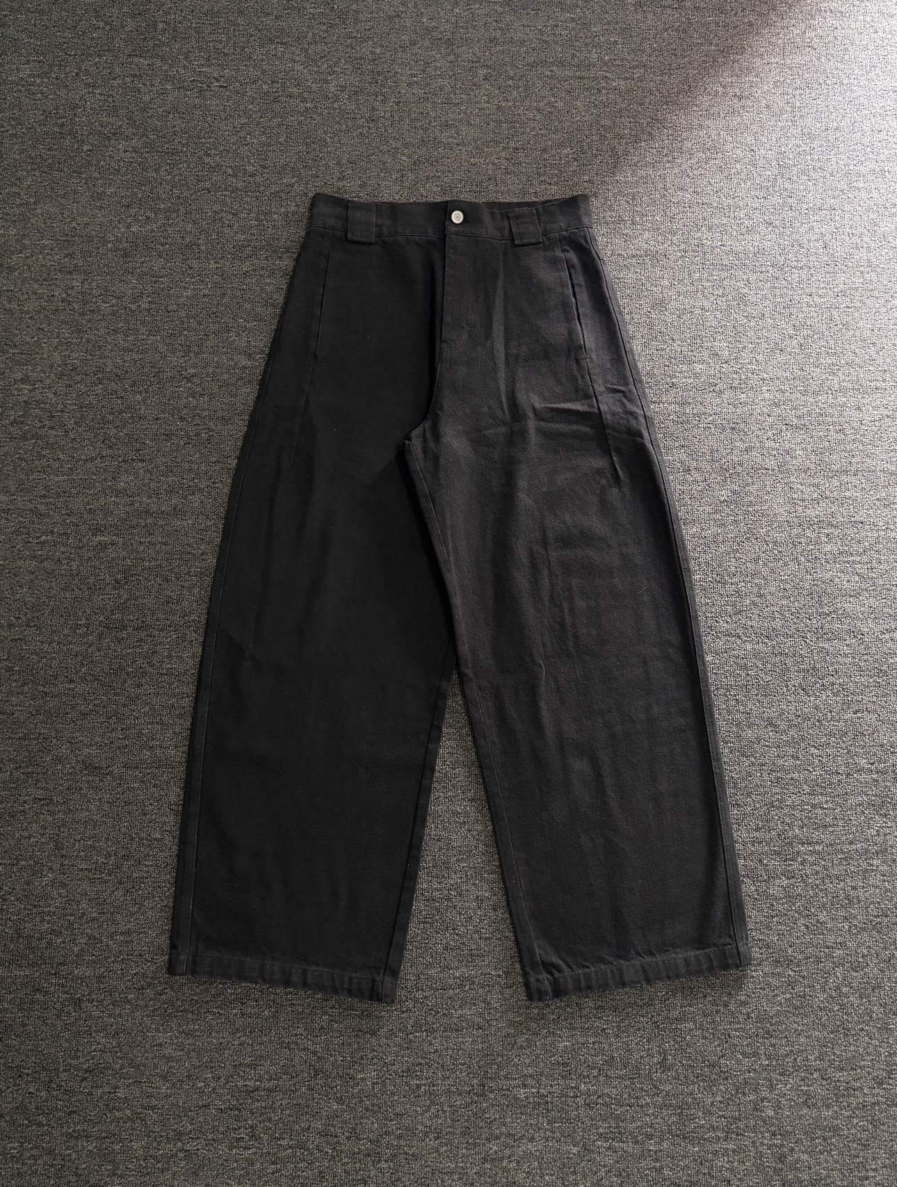 Black Baggy Denim Jeans