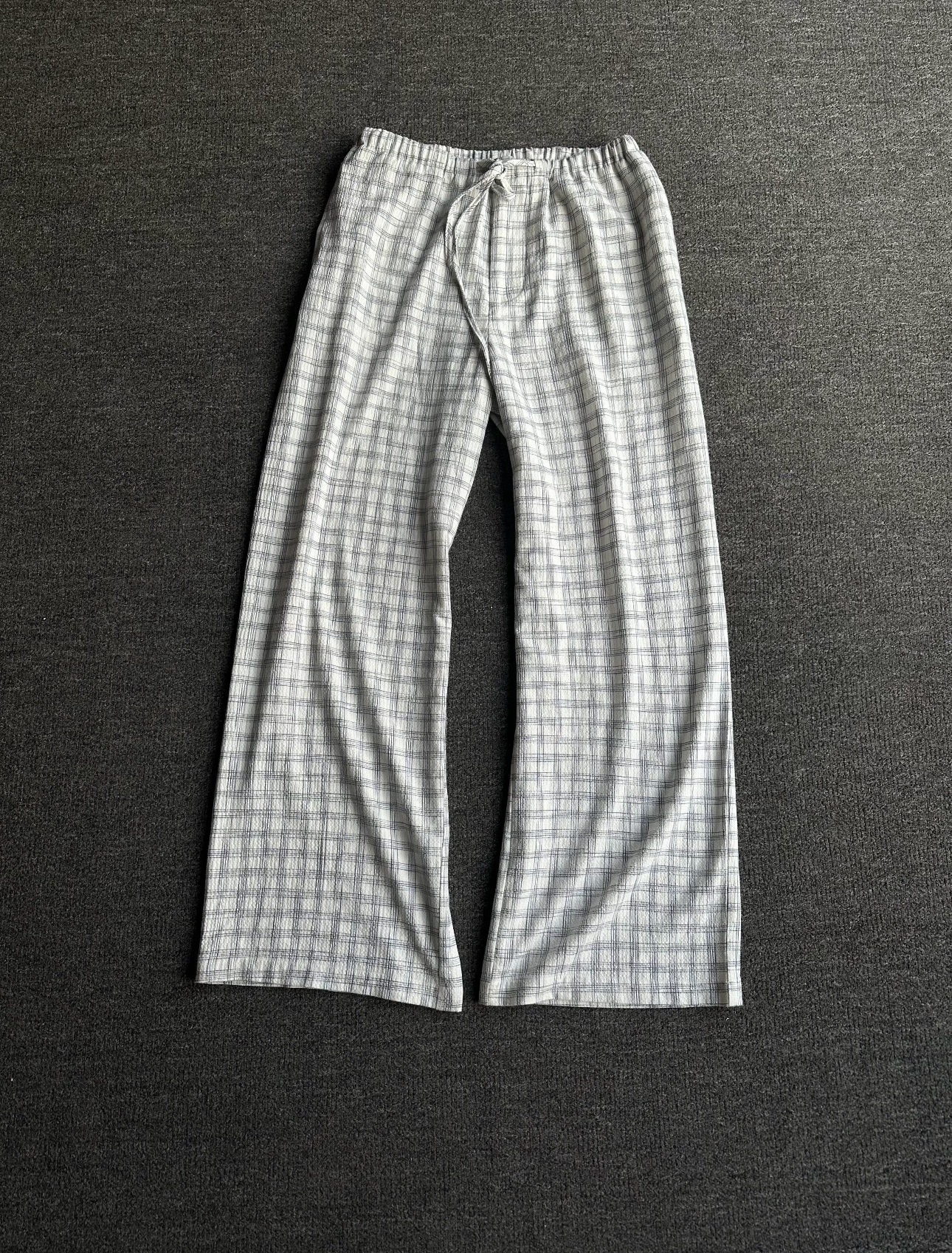 Pale Gray Straight Jeans