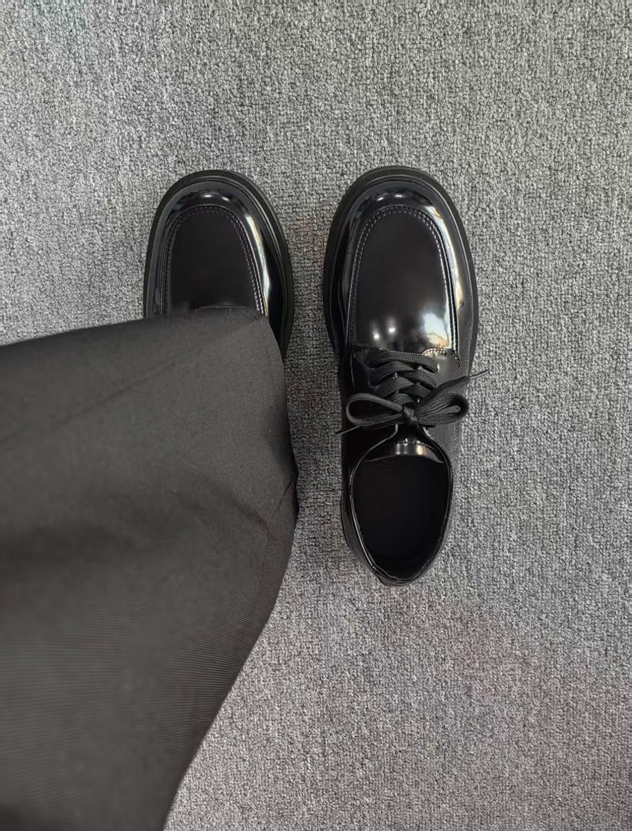 Black Leather Boot